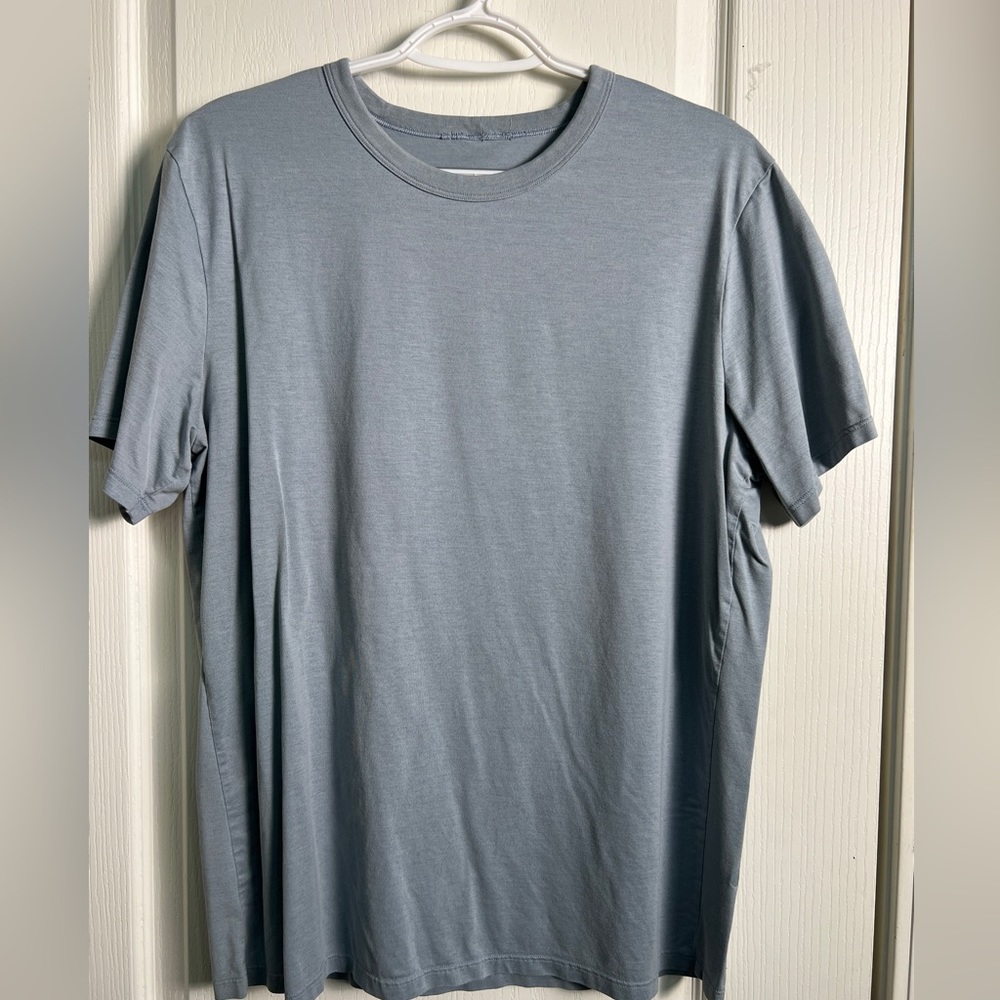 Lululemon light blue fundamental tee